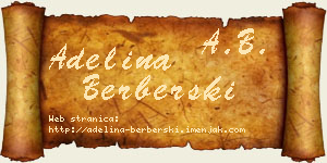 Adelina Berberski vizit kartica
